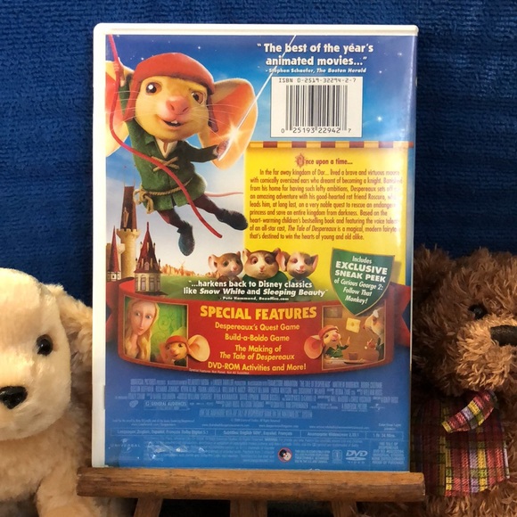 THE TALE OF DESPEREAUX DVD 2009 Universal Dustin Hoffman Emma Watson so cute! - Picture 2 of 10